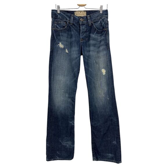 William Rast Billy Flare Jeans mens Size 30 distressed medium wash made in USA - Picture 7 of 9